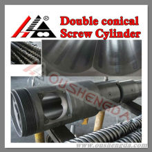 Weber 45 conical double barrel screw for aluminium extrusion profile
